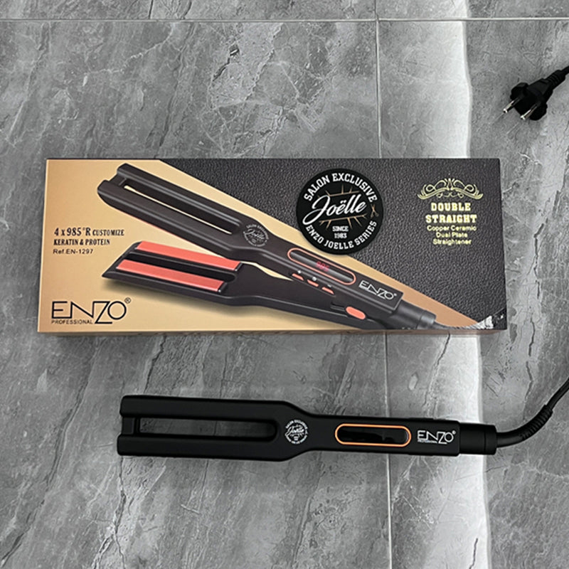 Lisseur ENZO Double Straight EN-1297 | مكواة فرد الشعر من انزو