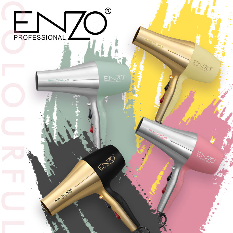 مجفف الشعر Precision Ware ENZO EN-8862 Nano Titanium،