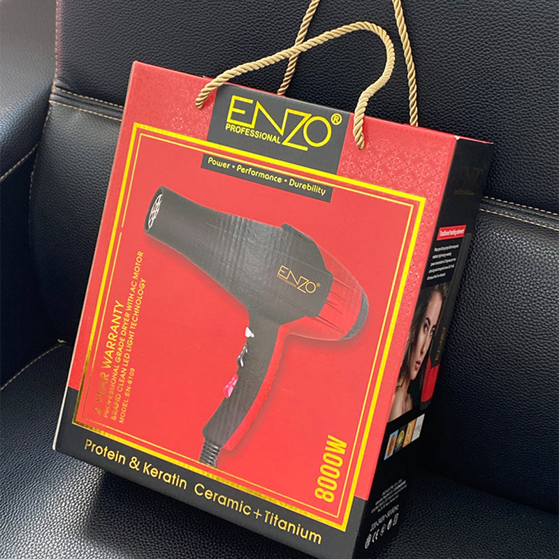 Séchoir professionnel ENZO 7500W EN-6109 | مجفف شعر عصري وفعال بأداء قوي