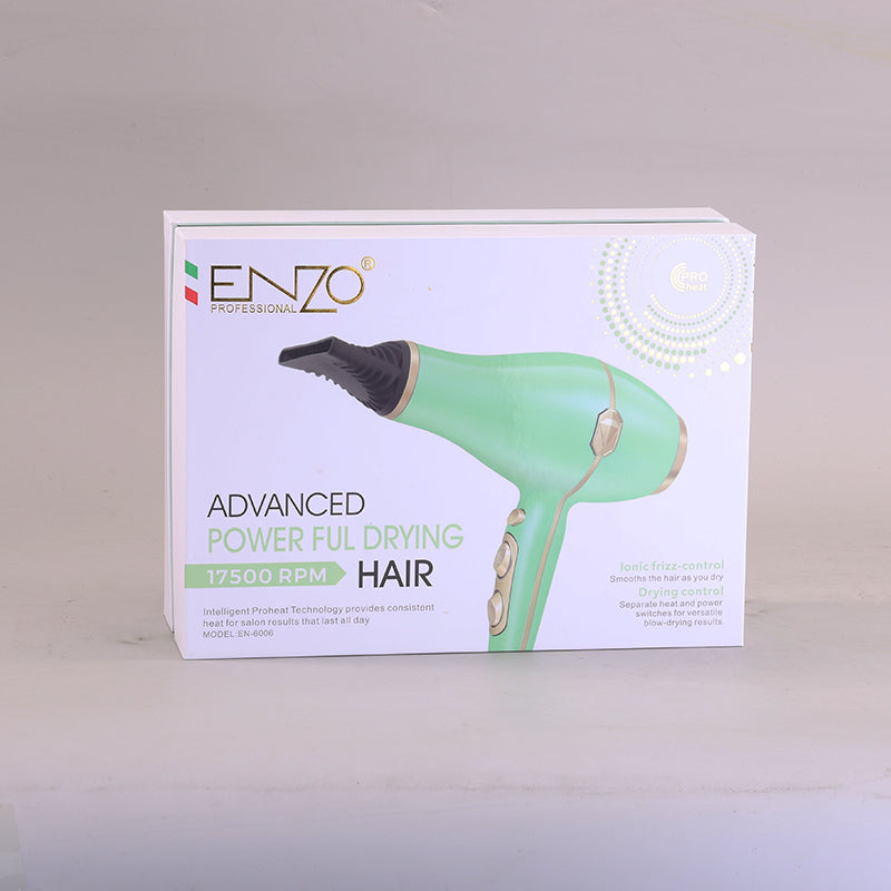 Enzo Professional Hair Dryer 7500W EN-6006 | مجفف الشعر الاحترافي بتقنية الايونات