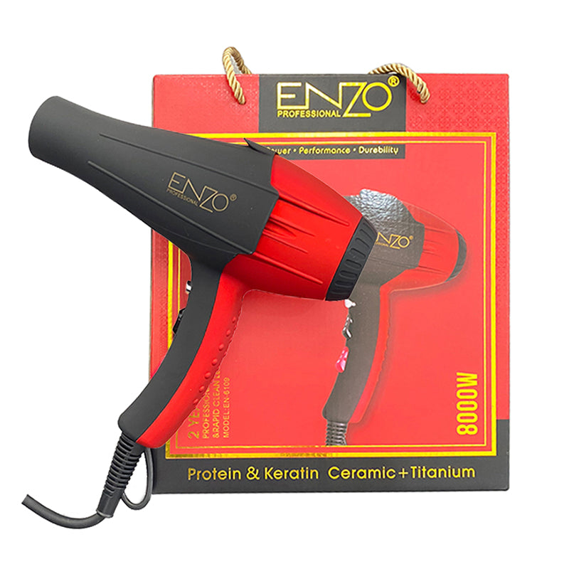Séchoir professionnel ENZO 7500W EN-6109 | مجفف شعر عصري وفعال بأداء قوي