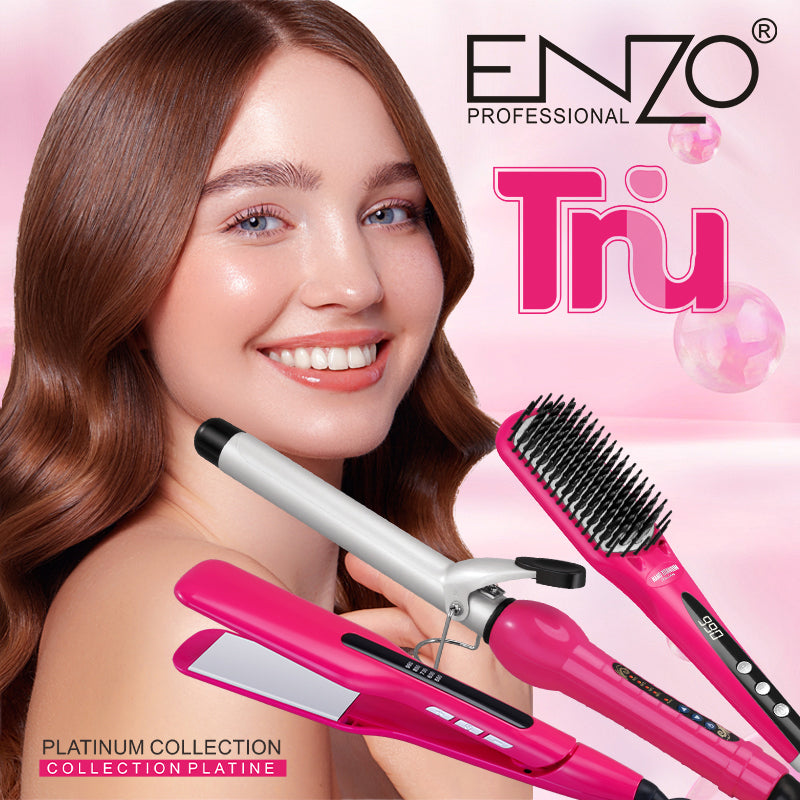 Pack Lisseur & Brosse & Boucleur 990°F 50W ENZO EN-3955W