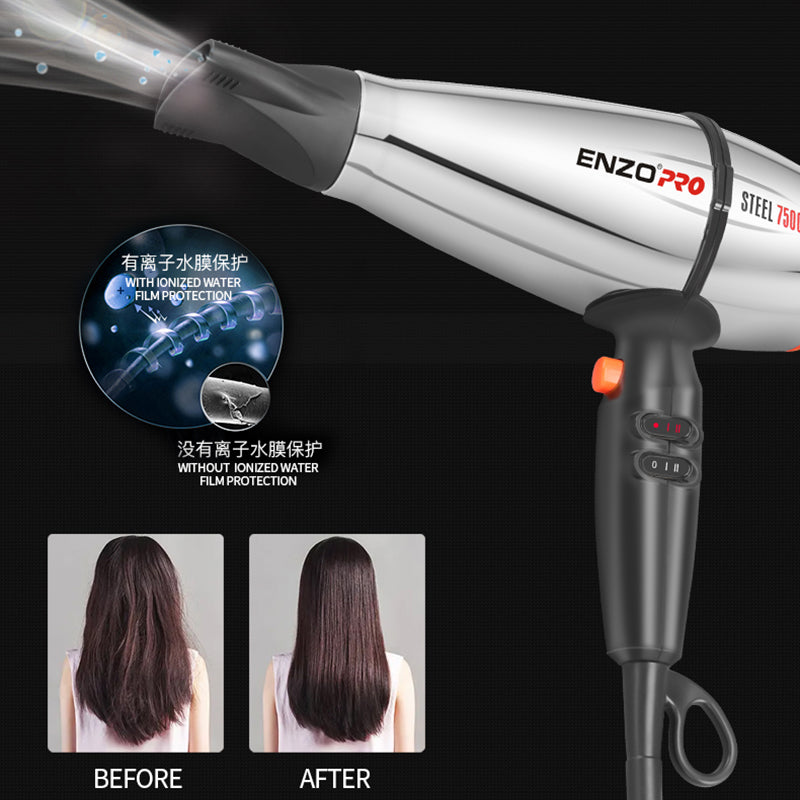 Enzo Professional Hair Dryer EN-6001 | مجفف الشعر الاحترافي بتقنية الايونات بأداء قوي