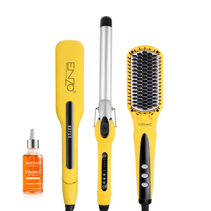 Enzo Collection Pack Enzo Platinum Collection EN-3955W | باقة تصفيف الشعر من انزو