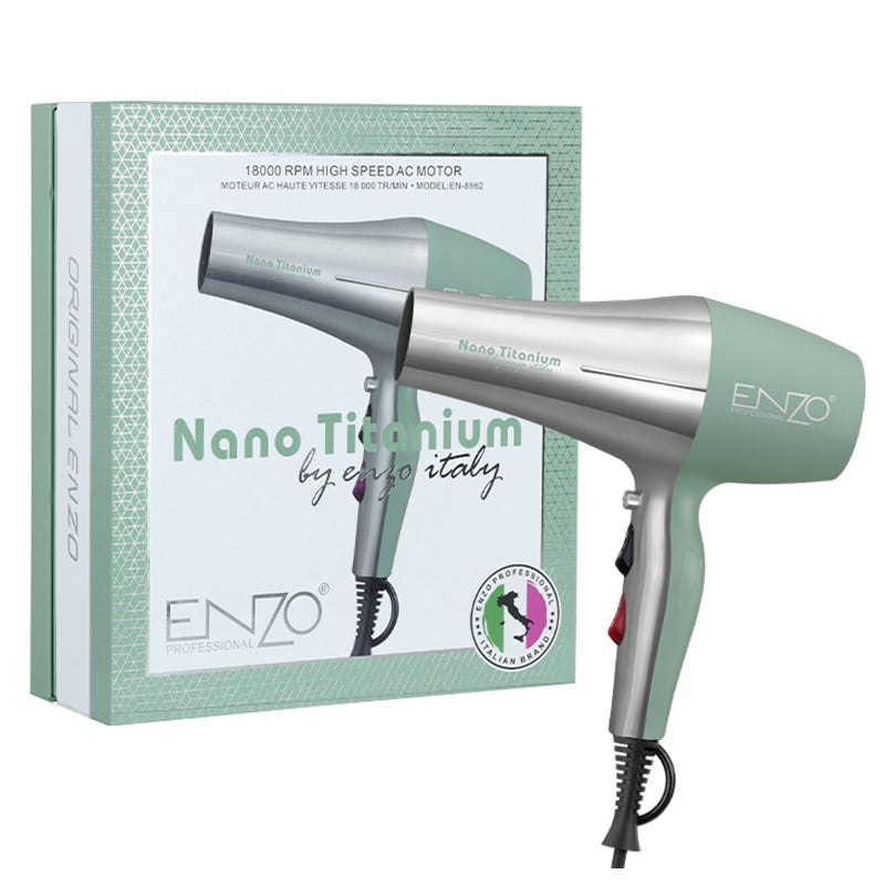 مجفف الشعر Precision Ware ENZO EN-8862 Nano Titanium،