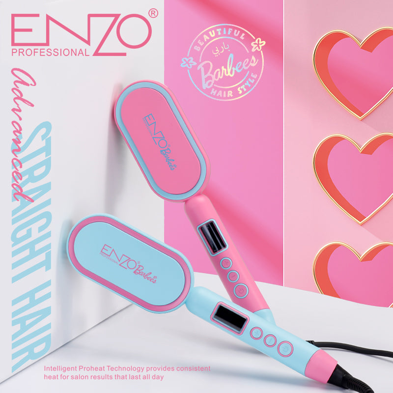 Brosse Lissante En Céramique 988°F Barbie Enzo EN-4102B