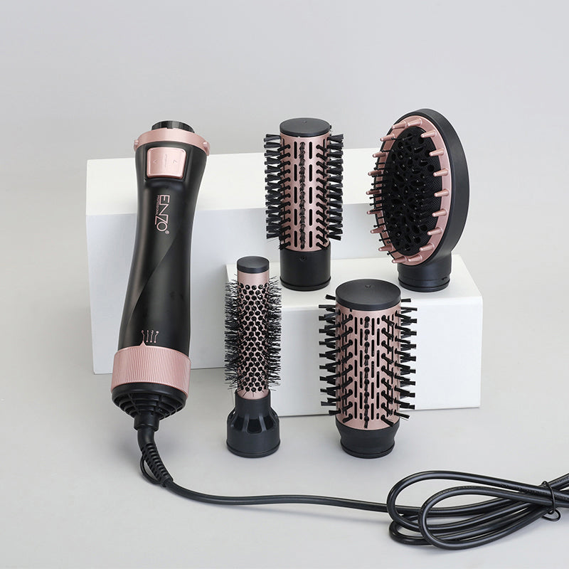 Brosse Coiffante 4 En 1 À Air Chaud avec Accessoires Avec Réglage Température Et Vitesse Enzo EN-756