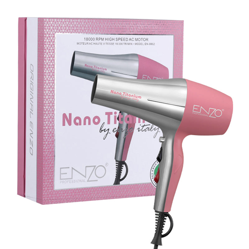 مجفف الشعر Precision Ware ENZO EN-8862 Nano Titanium،