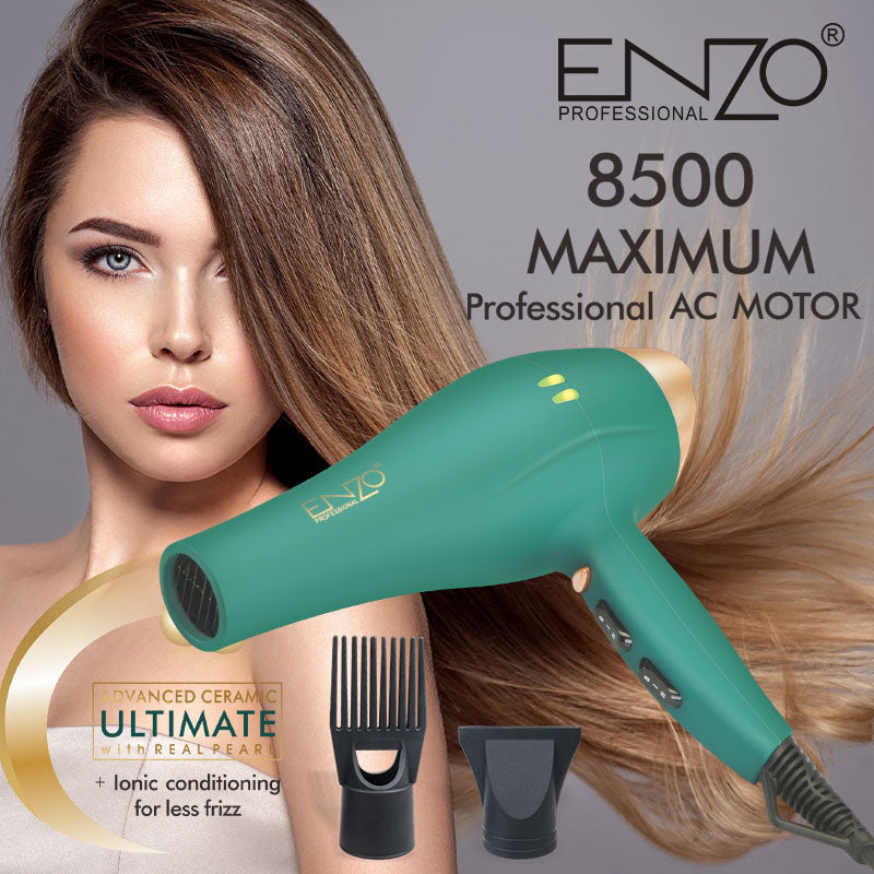 مجفف شعر احترافي من Enzo بمحرك تيار متردد EN-8887