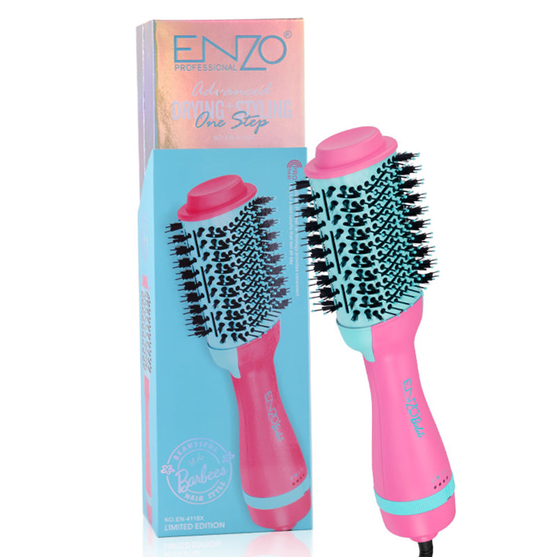 Brosse Soufflante Barbie Enzo 4118X | مشط حراري بـــاربي من شركة إنزو
