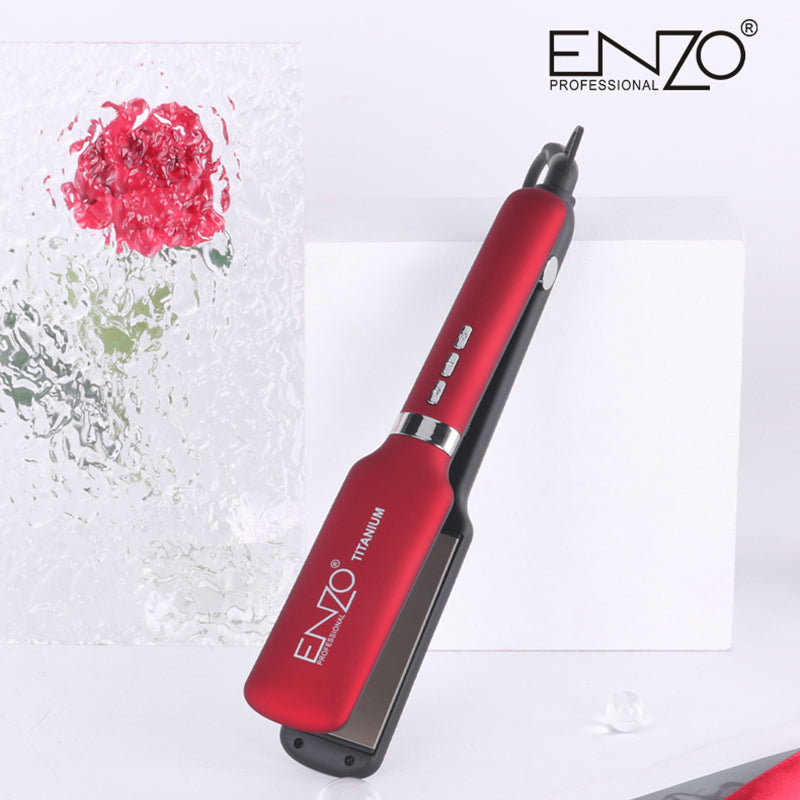 Lisseur Plaque Titanium 980°F Enzo EN-3121 |  مكواة فرد الشعر بصفائح تيتانيوم احترافية