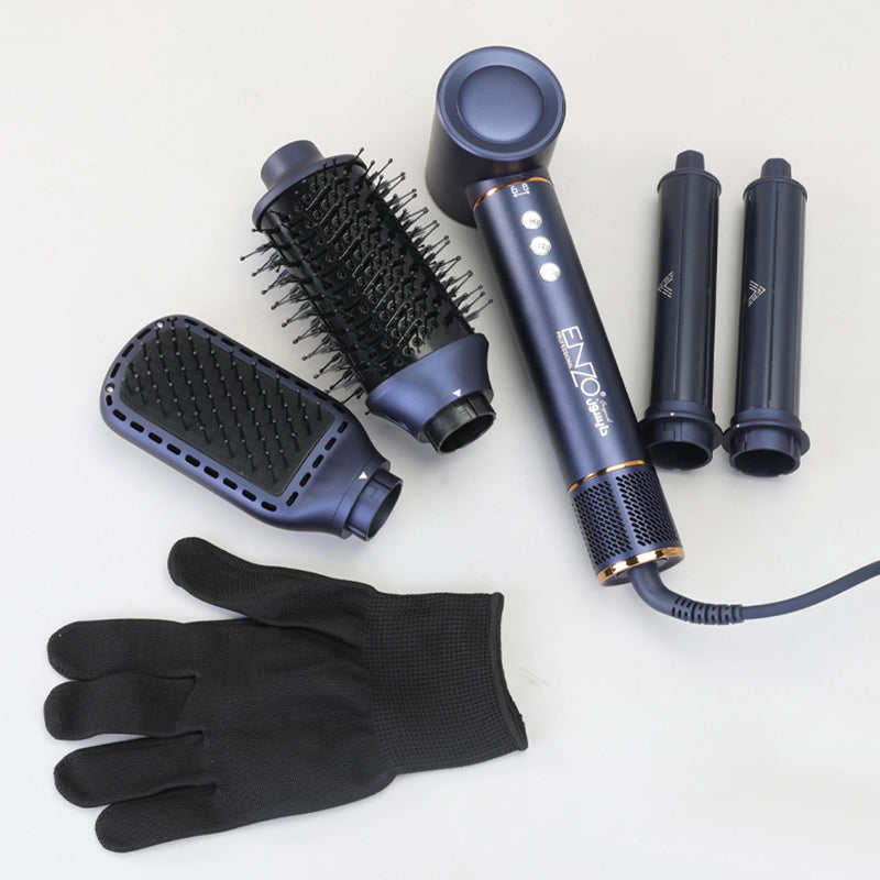 ENZO PROFESSIONAL Kit De Coiffure Supersonic 1500W avec 5 buses amovibles En-754