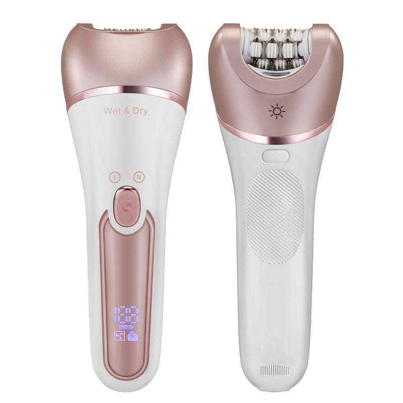 ماكينة إزالة الشعر الرطبة والجافة اللاسلكية ENZO EN-5842 Wet & Dry Sans Fil Pour Les Jambes Et Le Corps, Avec 10 Accessoires