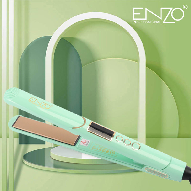Lisseur Céramique 988°F Pour Kératine Et Protéine 65W ENZO EN-3129 | مكواة فرد الشعر السيراميكية ب 988 درجة فهرنهايت
