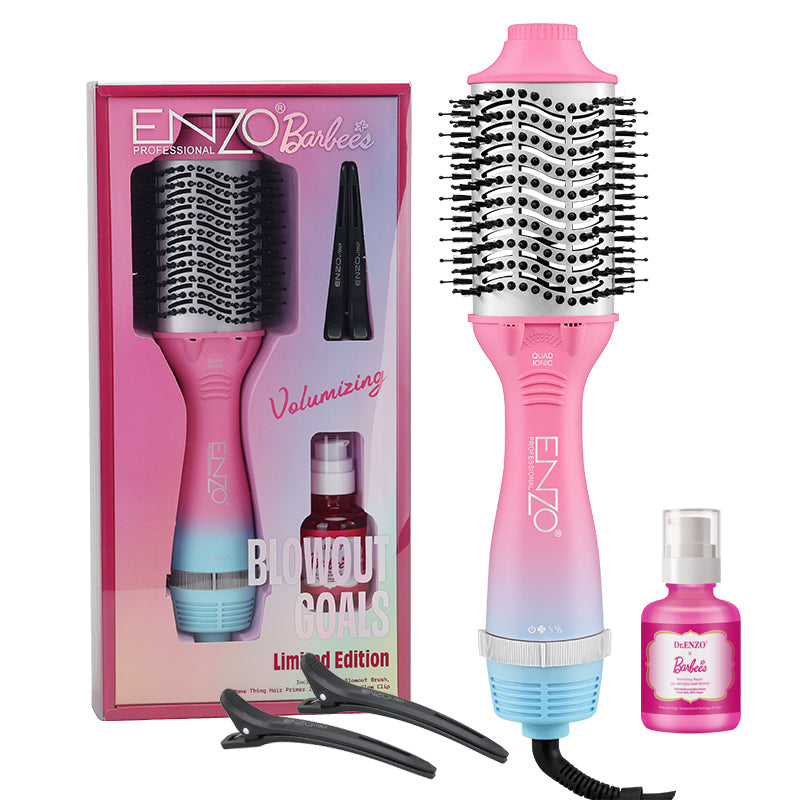 La nouvelle Brosse 1500w Barbie avec technologie ionique et nano TITANIUM en-752