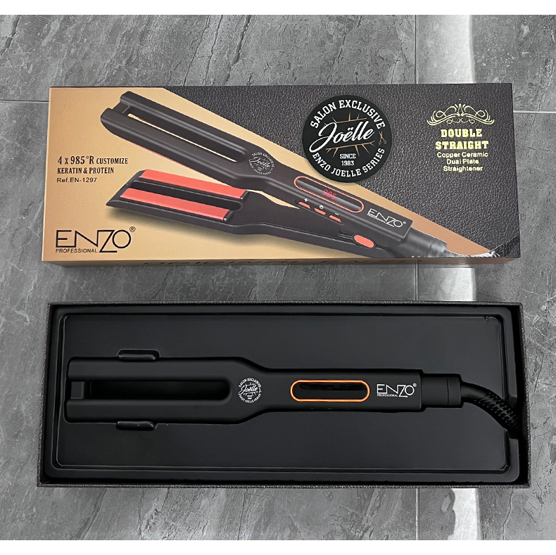 Lisseur ENZO Double Straight EN-1297 |  مكواة فرد الشعر من انزو