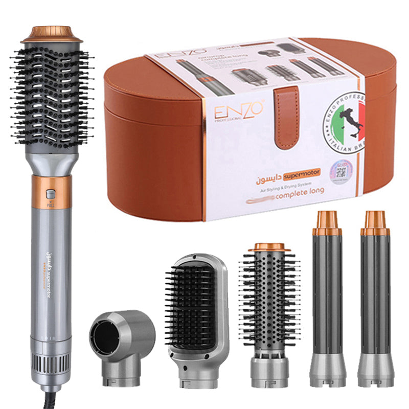 Pack Brosse Et Boucleur 6En1 Moteur En Cuivre Amélioré Avec Contrôle De Température Avancé Dyson Supersonic Enzo EN-4133