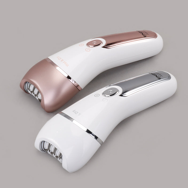 ماكينة إزالة الشعر الرطبة والجافة اللاسلكية ENZO EN-5842 Wet & Dry Sans Fil Pour Les Jambes Et Le Corps, Avec 10 Accessoires