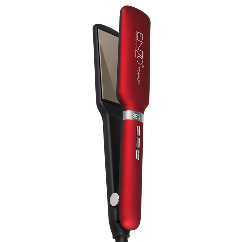 Lisseur Plaque Titanium 980°F Enzo EN-3121 |  مكواة فرد الشعر بصفائح تيتانيوم احترافية