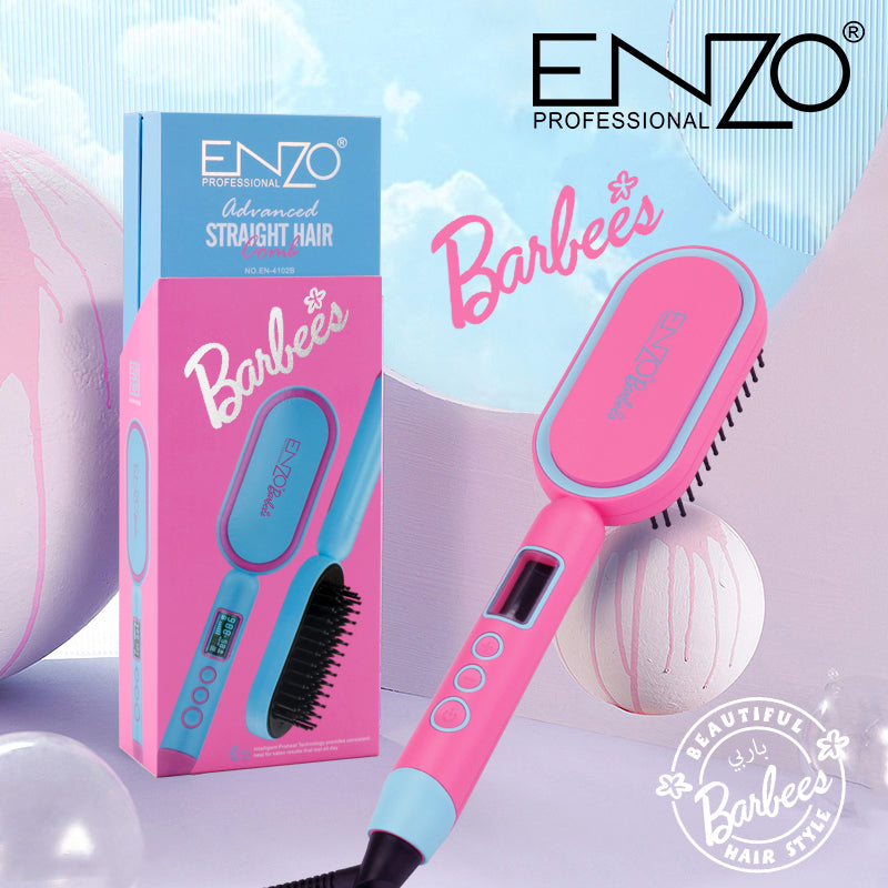 Brosse Lissante En Céramique 988°F Barbie Enzo EN-4102B