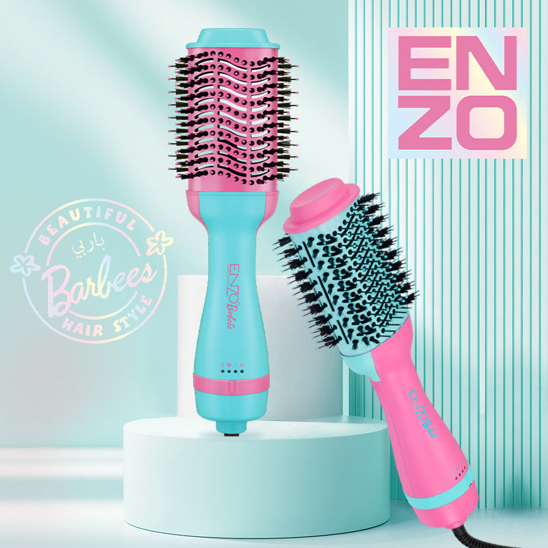 Brosse Soufflante Barbie Enzo 4118X | مشط حراري بـــاربي من شركة إنزو