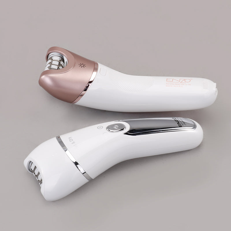 ماكينة إزالة الشعر الرطبة والجافة اللاسلكية ENZO EN-5842 Wet & Dry Sans Fil Pour Les Jambes Et Le Corps, Avec 10 Accessoires
