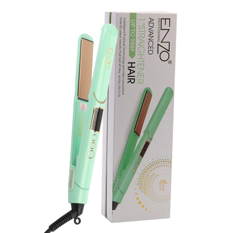 Lisseur Céramique 988°F Pour Kératine Et Protéine 65W ENZO EN-3129 | مكواة فرد الشعر السيراميكية ب 988 درجة فهرنهايت