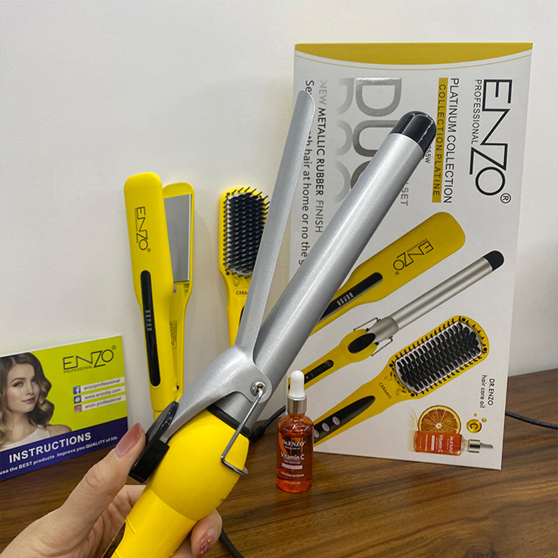 Pack Lisseur & Brosse & Boucleur 990°F 50W ENZO EN-3955W