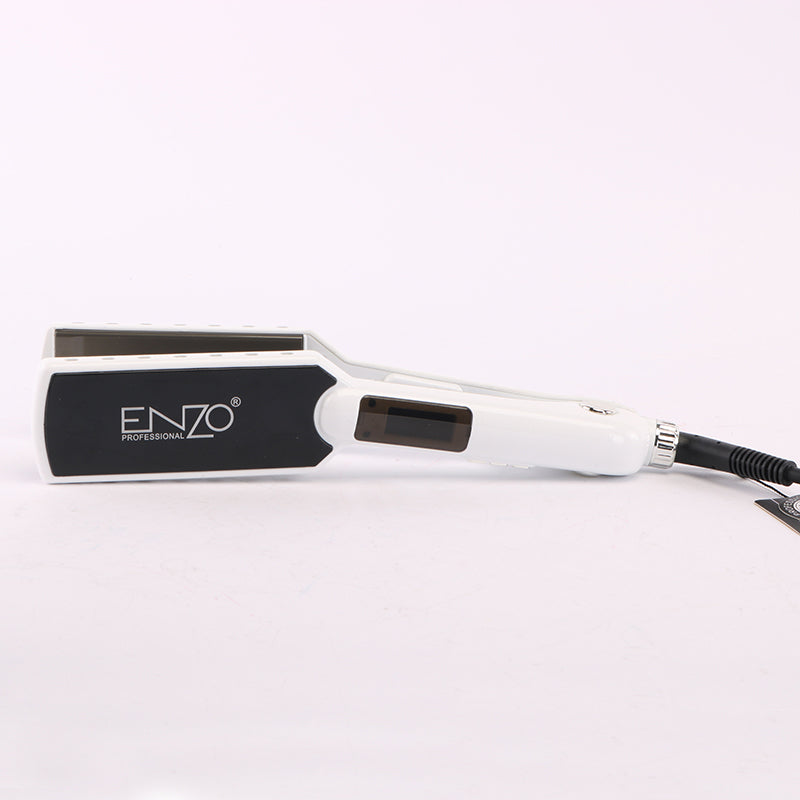Lisseur nano titanium 1080°F avec 4 Bouteilles D'huile De Coco ENZO EN-5050 |  مكواة فرد الشعر نانو تيتانيوم