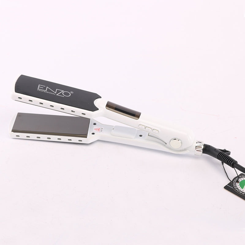 Lisseur nano titanium 1080°F avec 4 Bouteilles D'huile De Coco ENZO EN-5050 |  مكواة فرد الشعر نانو تيتانيوم