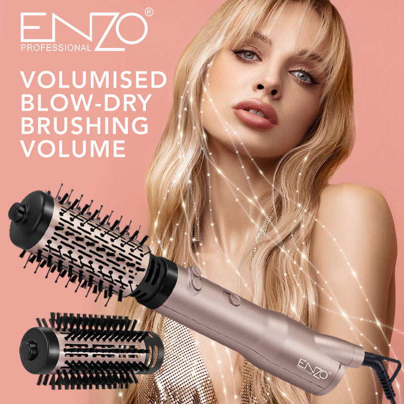 ENZO-Brosse à Air Chaud EN-741  Sèche-Cheveux 2 en 1 Volumizer et Styler