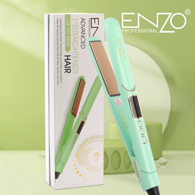 Lisseur Céramique 988°F Pour Kératine Et Protéine 65W ENZO EN-3129 | مكواة فرد الشعر السيراميكية ب 988 درجة فهرنهايت