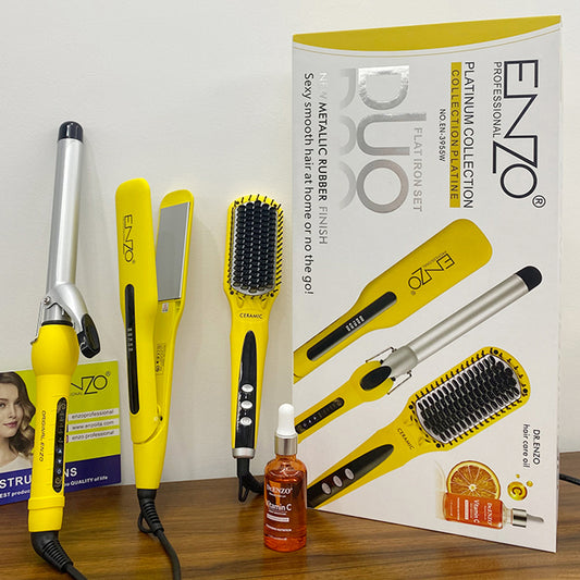 Enzo Collection Pack Enzo Platinum Collection EN-3955W | باقة تصفيف الشعر من انزو