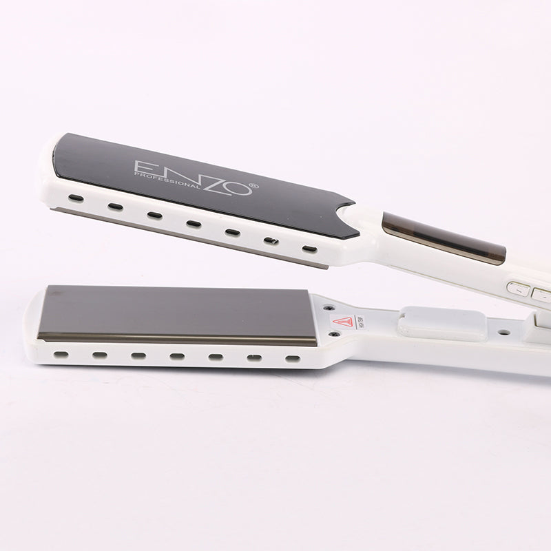 Lisseur nano titanium 1080°F avec 4 Bouteilles D'huile De Coco ENZO EN-5050 |  مكواة فرد الشعر نانو تيتانيوم