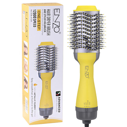 One Step Brosse Chauffante Original Enzo EN-4129 | فرشاة الشعر إنزو سيراميكي