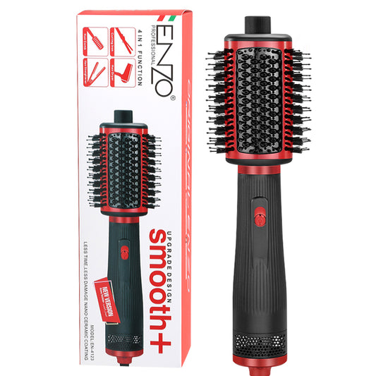ENZO PROFESSIONAL Smooth Plus 4 en 1 Brosse electrique en nano-ceramique EN-4123