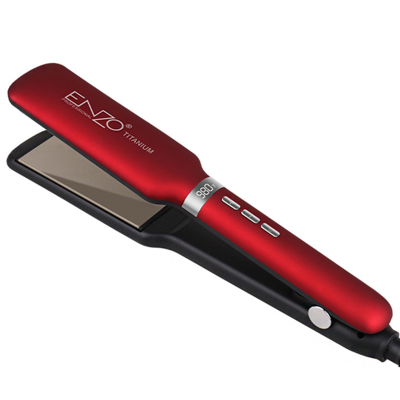Lisseur Plaque Titanium 980°F Enzo EN-3121 |  مكواة فرد الشعر بصفائح تيتانيوم احترافية