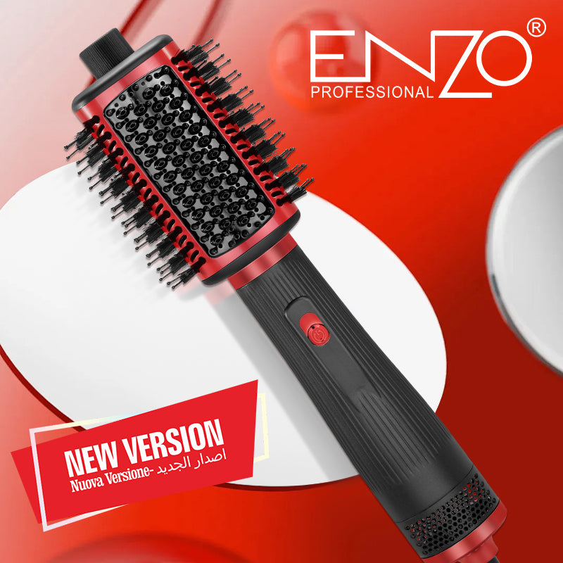 ENZO PROFESSIONAL Smooth Plus 4 en 1 Brosse electrique en nano-ceramique EN-4123